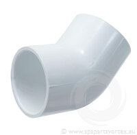 45° Winkel - Verbindungsstück 2 Zoll (W/W)