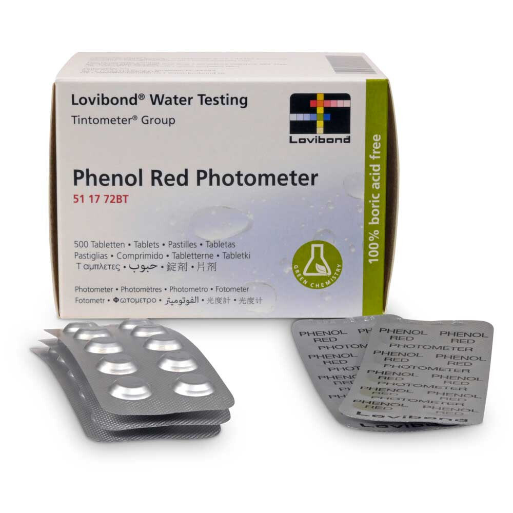 Lovibond Phenol Rot Photometer 250 Ph Tabletten 